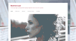 Desktop Screenshot of beatriceluzzi.com